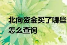 北向资金买了哪些股票 北向资金的买入股票怎么查询