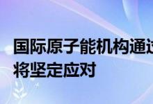 国际原子能机构通过限制伊核决议伊朗政府称将坚定应对