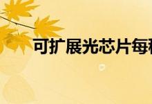 可扩展光芯片每秒分类近20亿张图像
