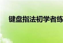 键盘指法初学者练习（键盘指法图介绍）