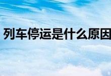 列车停运是什么原因（列车停运是什么意思）
