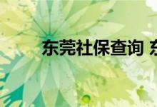 东莞社保查询 东莞个人社保卡查询