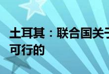土耳其：联合国关于乌克兰的粮食计划是合理可行的