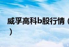 威孚高科b股行情（威孚高科股票代码是多少）