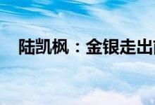 陆凯枫：金银走出前高马 CPI引探底回升