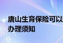 唐山生育保险可以转移吗 唐山生育保险缴费办理须知 