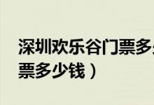 深圳欢乐谷门票多少钱2021（深圳欢乐谷门票多少钱）