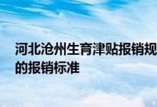 河北沧州生育津贴报销规定 2022年沧州市生育保险男职工的报销标准 