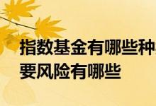 指数基金有哪些种类及其风险 指数基金的主要风险有哪些