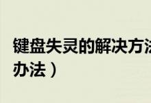 键盘失灵的解决方法（键盘失灵的原因和处理办法）