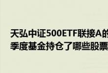 天弘中证500ETF联接A的基金经理业绩如何（2022年第一季度基金持仓了哪些股票）