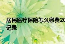 居民医疗保险怎么缴费2022年 居民医疗保险怎么查询缴费记录 