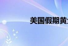美国假期黄金期货波幅不大