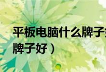 平板电脑什么牌子好2020年（平板电脑什么牌子好）
