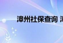 漳州社保查询 漳州个人社保卡查询