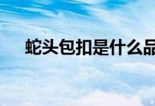 蛇头包扣是什么品牌 st板块是什么意思
