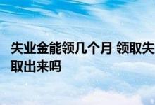 失业金能领几个月 领取失业金有什么影响失业金可以一次性取出来吗 