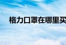 格力口罩在哪里买（价格多少钱一只呢）