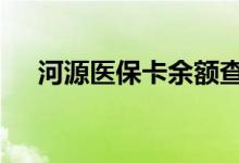 河源医保卡余额查询 河源医疗保险查询