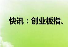 快讯：创业板指、科创50指数均跌逾2%