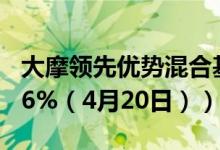 大摩领先优势混合基金怎么样（一年来下降1.6%（4月20日））