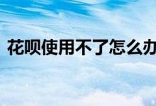 花呗使用不了怎么办 控制不住用花呗怎么办