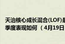 天治核心成长混合(LOF)最新净值是多少（基金2021年第三季度表现如何 （4月19日））