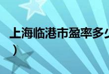 上海临港市盈率多少（上海临港市盈率是多少）