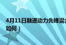 4月11日融通动力先锋混合最新净值是多少（近一周来表现如何）