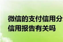 微信的支付信用分怎么看 微信支付分和个人信用报告有关吗