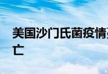 美国沙门氏菌疫情蔓延致超200人感染1人死亡