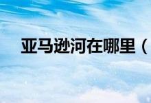 亚马逊河在哪里（亚马逊河在什么地方）