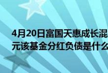 4月20日富国天惠成长混合(LOF)C最新单位净值为2.6996元该基金分红负债是什么情况