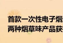 首款一次性电子烟通过PMTA：NJOYDaily两种烟草味产品获批