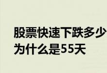股票快速下跌多少天一个周期 股票下跌周期为什么是55天