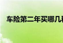 车险第二年买哪几种 车险一般都上哪几种