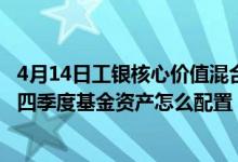 4月14日工银核心价值混合A累计净值为5.3270元2021年第四季度基金资产怎么配置