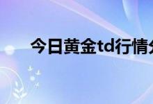 今日黄金td行情分析 2022年6月22日