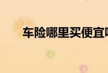 车险哪里买便宜呀 车险一般都去哪买