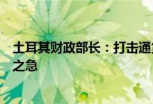 土耳其财政部长：打击通货膨胀和实现金融可持续性是当务之急