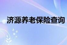 济源养老保险查询 济源个人养老保险查询