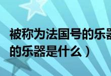 被称为法国号的乐器是圆号吗（被称为法国号的乐器是什么）