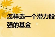 怎样选一个潜力股的基金 如何选到盈利能力强的基金