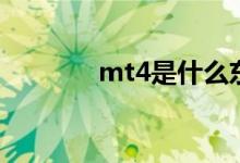 mt4是什么东西 MT4是什么