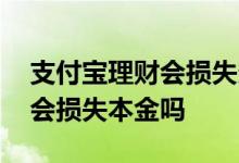 支付宝理财会损失多少本金 支付宝理财产品会损失本金吗