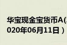 华宝现金宝货币A(240006)基金价格查询（2020年06月11日）