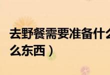 去野餐需要准备什么食物（去野餐需要准备什么东西）