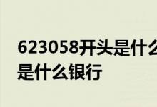 623058开头是什么银行的卡号 623058开头是什么银行