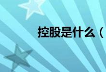 控股是什么（控股是什么意思）