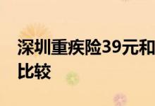深圳重疾险39元和穗岁康 穗岁康和重疾险的比较